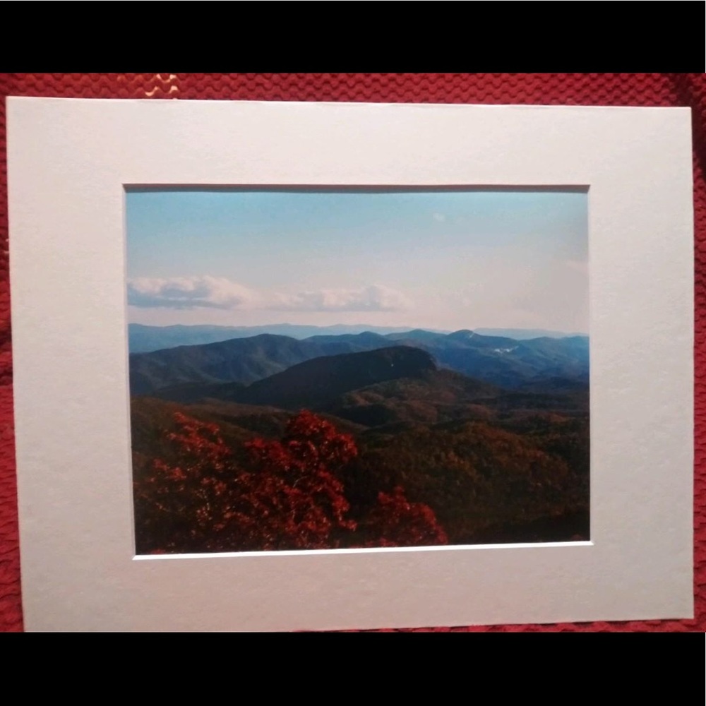 8x10 matted to 11x13 Blue Ridge Parkway